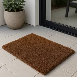 Wonderworks Doormat | Microfiber Solid Colour Rectangle Anti-Skid BathMats |Soft & Super Absorbent Mats for Shower |Washable & Quick-Drying Mats |Pack of 1 | 60 cm X 40 cm (Rust)