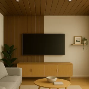 PVC Wall Panel | Soffit | Ceiling Panel | 3D Panel | Waterproof cladding | Low Maintenance | Home & Office use | 10 ft x 1 ft 300 cm x 30 cm | 120 inches x 12 inches |10 square feet | 10 years warranty! | Design No. 103
