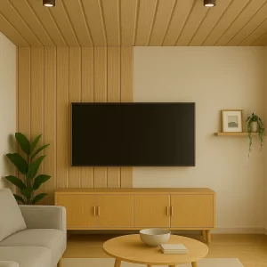 PVC Wall Panel | Soffit | Ceiling Panel | 3D Panel | Waterproof cladding | Low Maintenance | Home & Office use | 10 ft x 1 ft 300 cm x 30 cm | 120 inches x 12 inches | 10 square feet | 10 years warranty! | Design No. 104