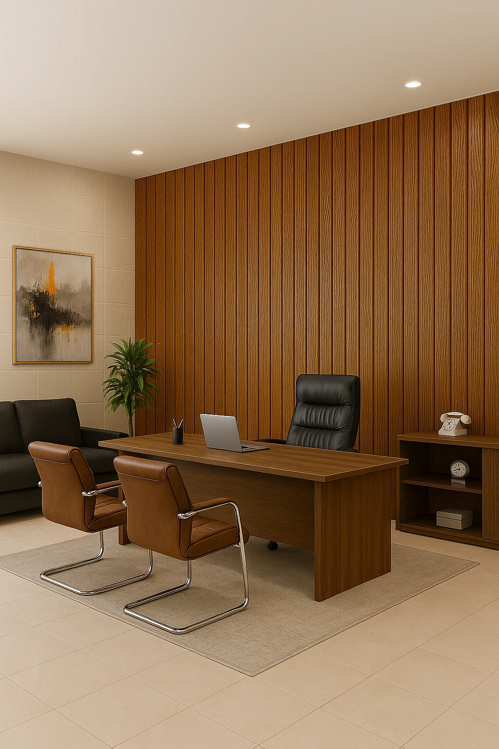 PVC Wall Panel | Soffit | Ceiling Panel | 3D Panel | Waterproof cladding | Low Maintenance | Home & Office use | 10 ft x 1 ft 300 cm x 30 cm | 120 inches x 12 inches |10 square feet | 10 years warranty! | Design No. 102 - Image 3