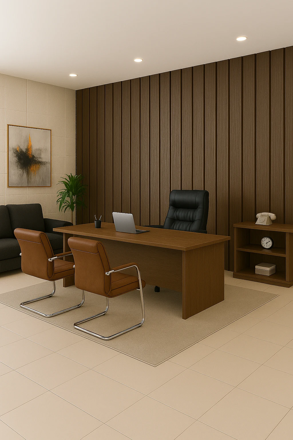 PVC Wall Panel | Soffit | Ceiling Panel | 3D Panel | Waterproof cladding | Low Maintenance | Home & Office use | 10 ft x 1 ft 300 cm x 30 cm | 120 inches x 12 inches |10 square feet | 10 years warranty! | Design No. 103 - Image 2