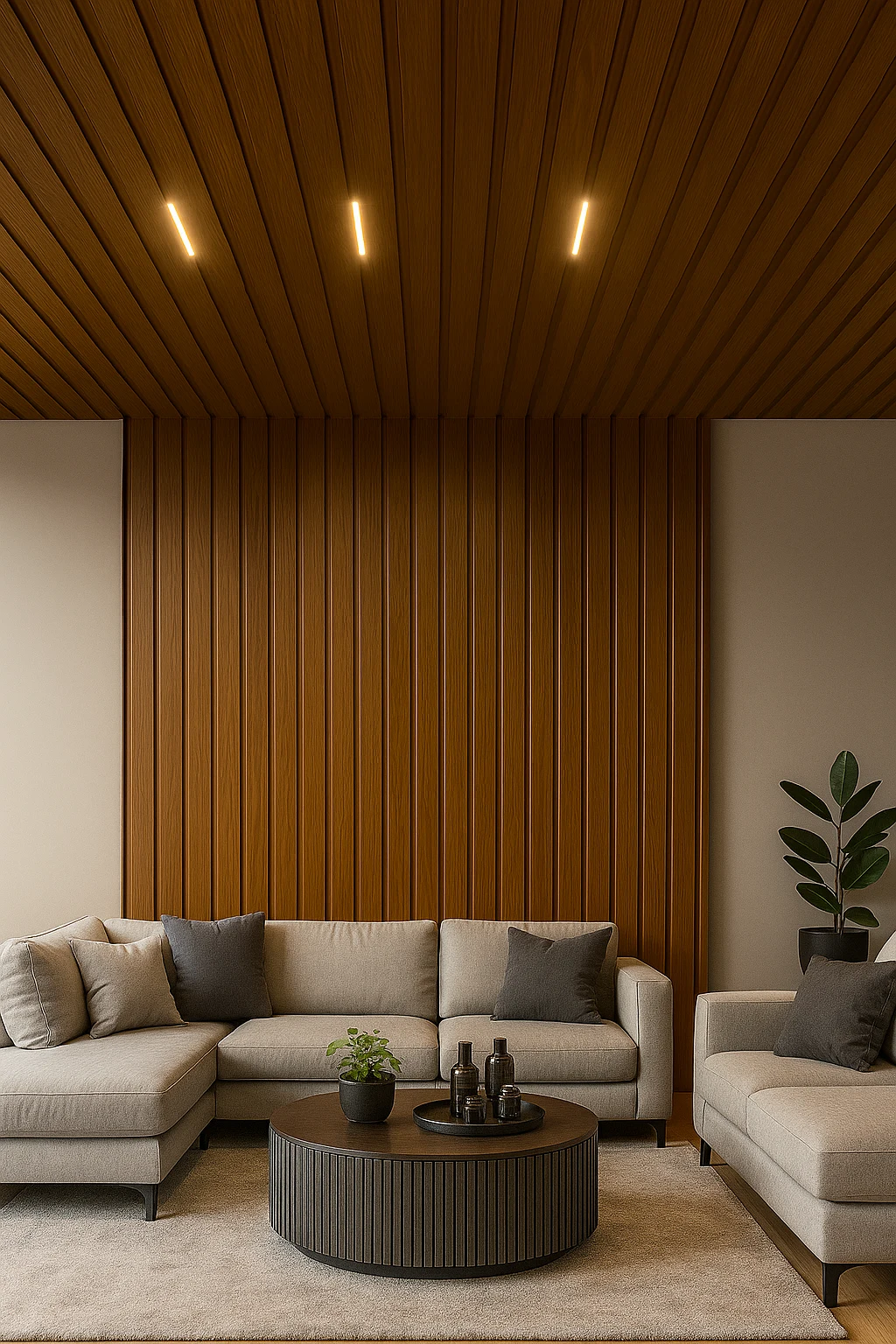 PVC Wall Panel | Soffit | Ceiling Panel | 3D Panel | Waterproof cladding | Low Maintenance | Home & Office use | 10 ft x 1 ft 300 cm x 30 cm | 120 inches x 12 inches | 10 square feet | 10 years warranty! | Design No. 101 - Image 4