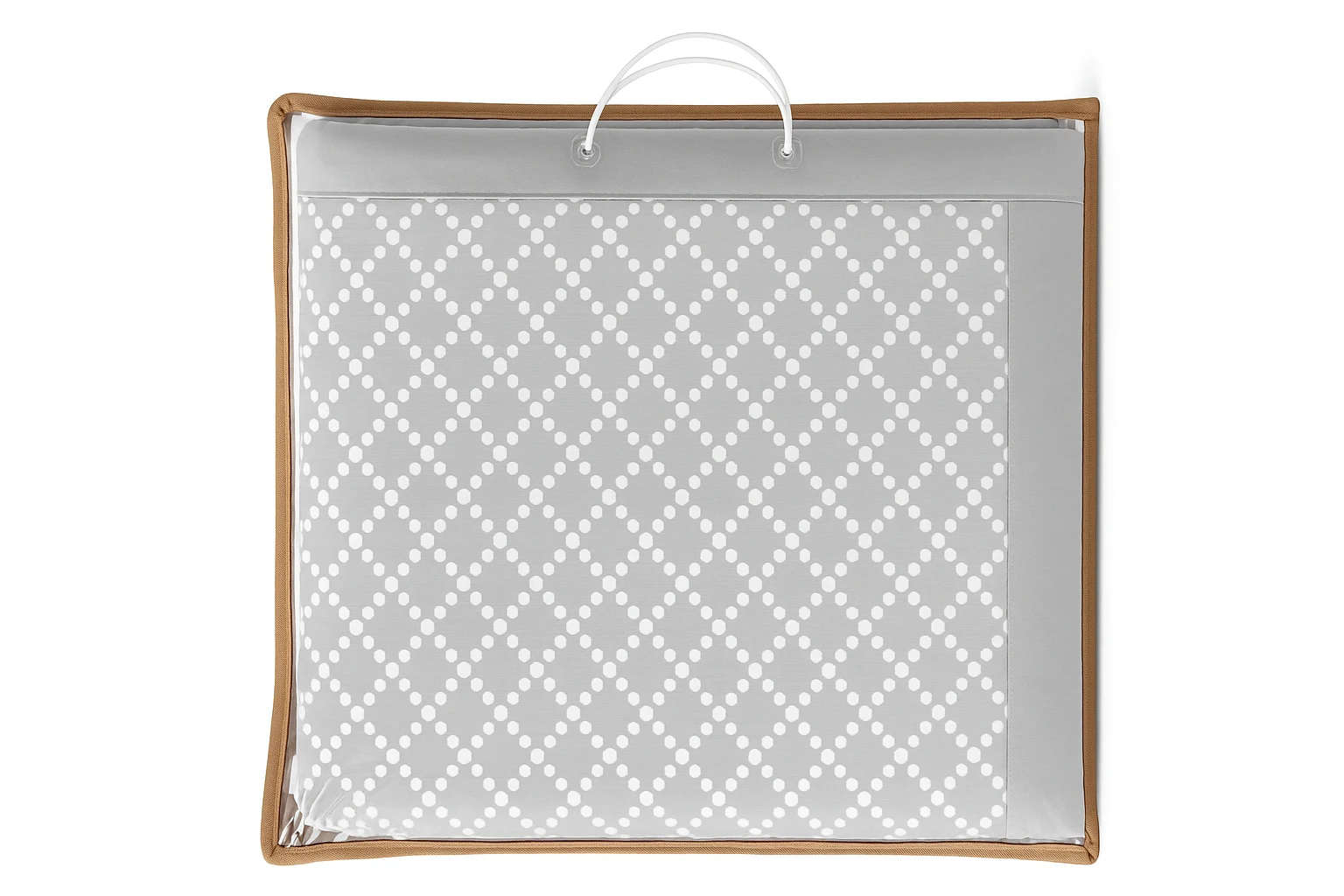 WonderWorks 100% Cotton Single Bed Dohar | Soft & Lightweight AC Blanket for All Weather | Reversible Design | 60 x 90 in. | Skin-Friendly | Ideal for Gift (Gray Geometric Single Side) - Image 3