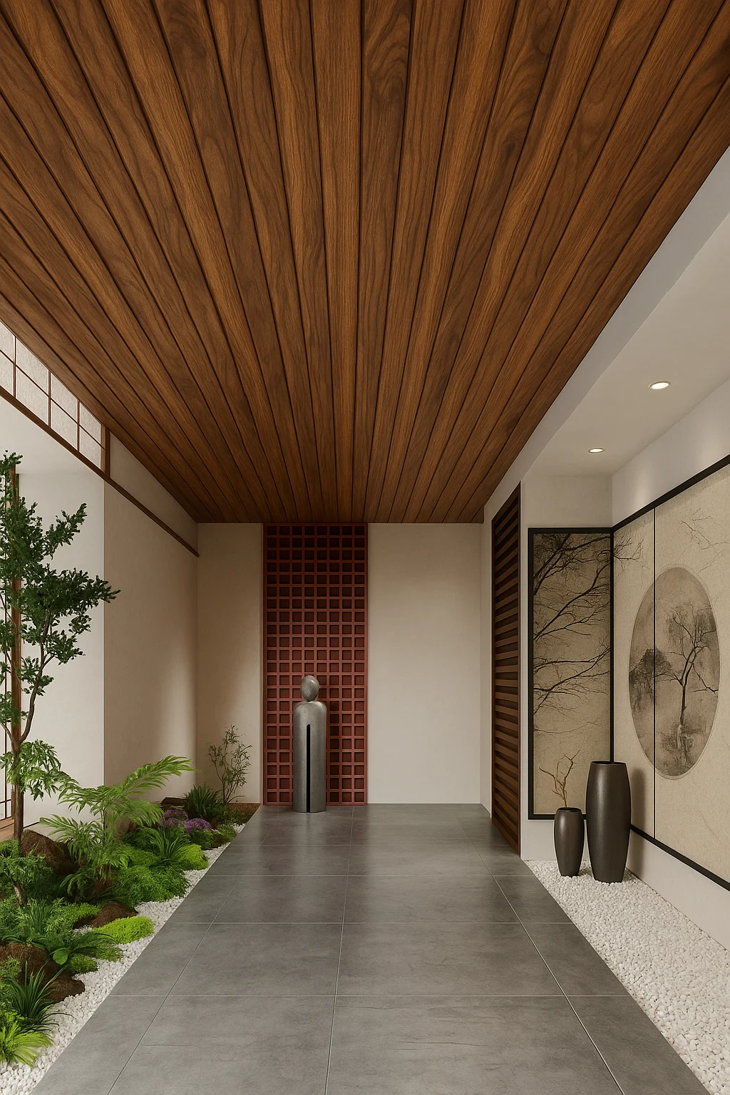 PVC Wall Panel | Soffit | Ceiling Panel | 3D Panel | Waterproof cladding | Low Maintenance | Home & Office use | 10 ft x 1 ft 300 cm x 30 cm | 120 inches x 12 inches | 10 square feet | 10 years warranty! |Design No. 105 - Image 3