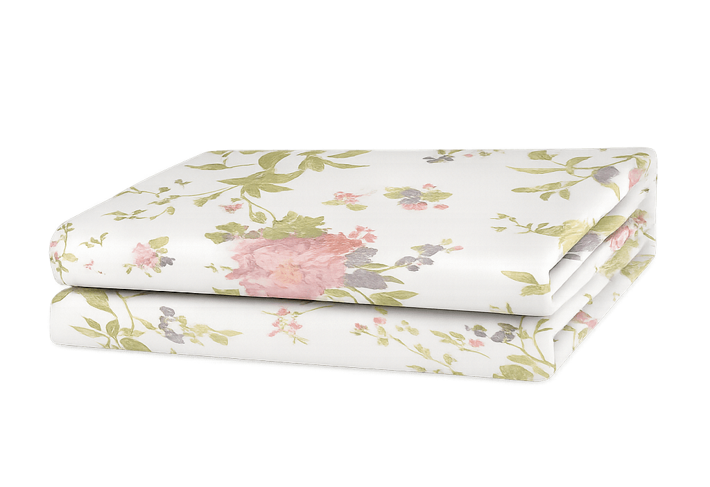 Wonderworks™ Cotton Bed Sheet for King Size Bed, 1 King Size Bedsheet Cotton (108 x 108 Inches) with 2 Pillow Covers, Premium 200 TC Bedsheet for Double Bed King Size, XXL Super King, Garden Grace (Mauve) - Image 5