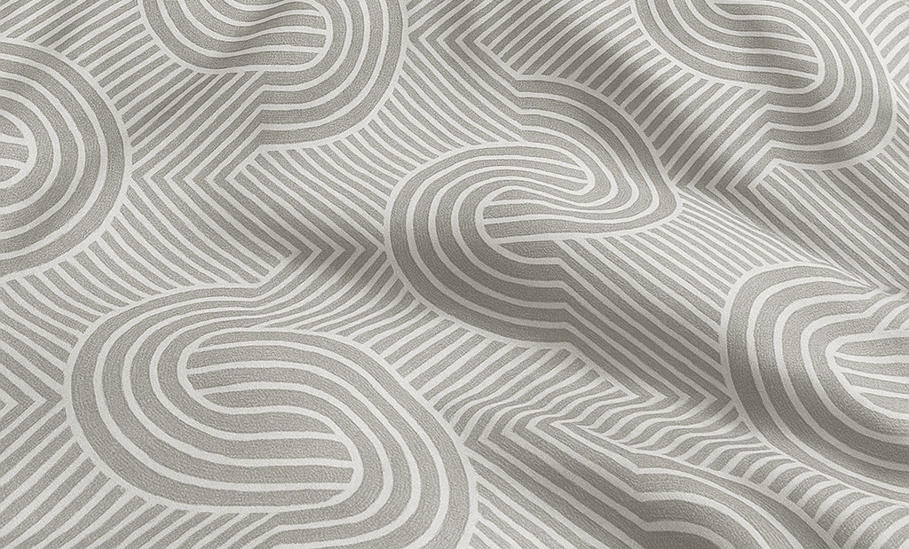 Wonderworks™ Cotton Bed Sheet for King Size Bed, 1 King Size Bedsheet Cotton (108 x 108 Inches) with 2 Pillow Covers, Premium 144 TC Bedsheet for Double Bed King Size, XXL Super King, Luxury Orbit Arc (Gray) - Image 4
