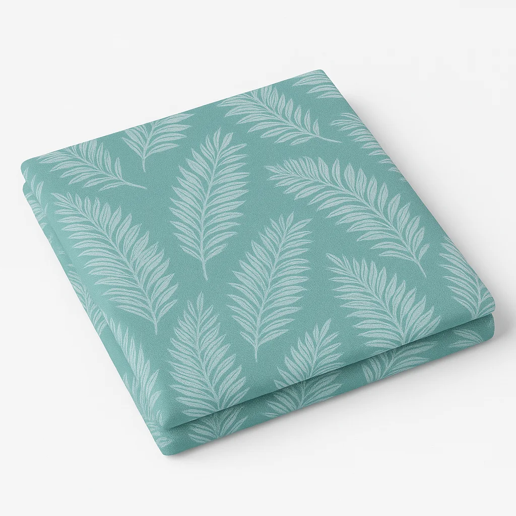 Wonderworks™ Cotton Bed Sheet for King Size Bed, 1 King Size Bedsheet Cotton (108 x 108 Inches) with 2 Pillow Covers, Premium 300 TC Bedsheet for Double Bed King Size, XXL Super King, Pastel Fern (Sea Green) - Image 5