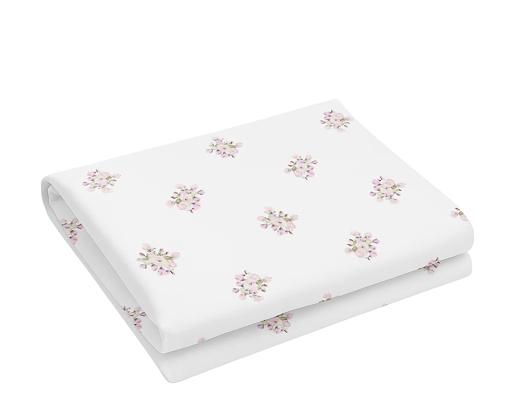 Wonderworks™ Cotton Bed Sheet for King Size Bed, 1 King Size Bedsheet Cotton (108 x 108 Inches) with 2 Pillow Covers, Premium 200 TC Bedsheet for Double Bed King Size, XXL Super King, Blossom (Lavender) - Image 4