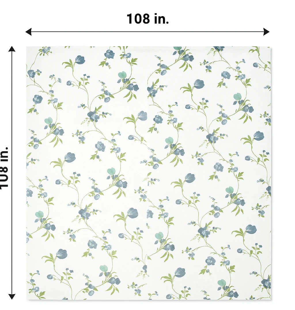 Wonderworks™ Cotton Bed Sheet for King Size Bed, 1 King Size Bedsheet Cotton (108 x 108 Inches) with 2 Pillow Covers, Premium 200 TC Bedsheet for Double Bed King Size, XXL Super King, Orchid (Blue) - Image 7