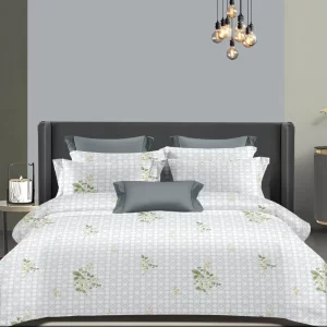 Wonderworks™ Cotton Bed Sheet for King Size Bed, 1 King Size Bedsheet Cotton (108 x 108 Inches) with 2 Pillow Covers, Premium 200 TC Bedsheet for Double Bed King Size, XXL Super King, Serene Flora (Yellow)