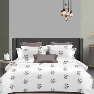 Wonderworks™ Cotton Bed Sheet for King Size Bed, 1 King Size Bedsheet Cotton (108 x 108 Inches) with 2 Pillow Covers, Premium 200 TC Bedsheet for Double Bed King Size, XXL Super King, Harmony (Peach)