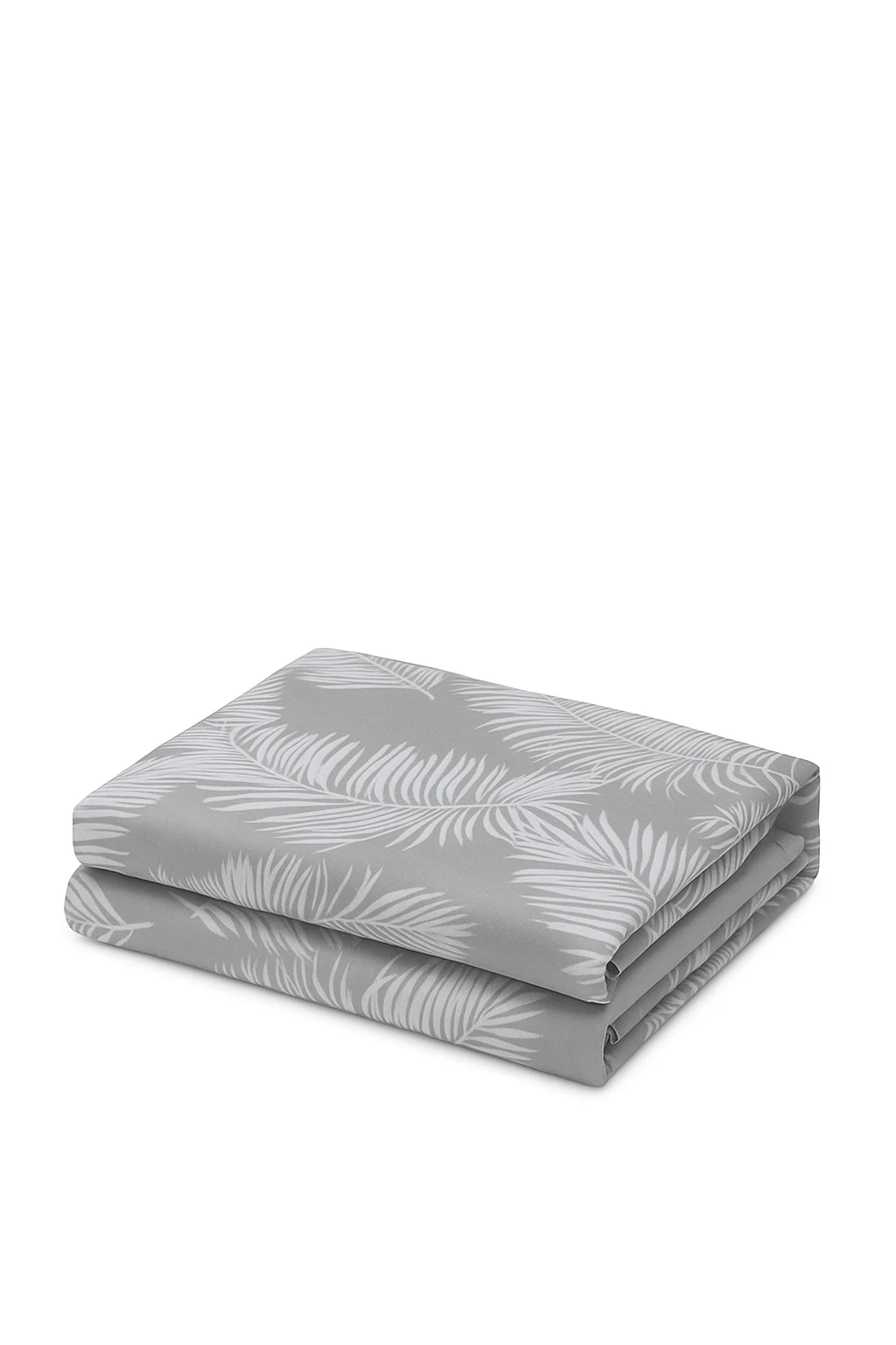 Wonderworks™ Cotton Bed Sheet for King Size Bed, 1 King Size Bedsheet Cotton (108 x 108 Inches) with 2 Pillow Covers, Premium 300 TC Bedsheet for Double Bed King Size, XXL Super King, Pastel Fern (Gray) - Image 3