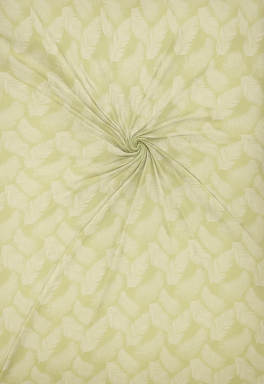 Wonderworks™ Cotton Bed Sheet for King Size Bed, 1 King Size Bedsheet Cotton (108 x 108 Inches) with 2 Pillow Covers, Premium 300 TC Bedsheet for Double Bed King Size, XXL Super King, Pastel Fern (Beige) - Image 4