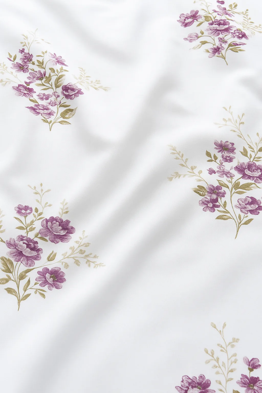 Wonderworks™ Cotton Bed Sheet for King Size Bed, 1 King Size Bedsheet Cotton (108 x 108 Inches) with 2 Pillow Covers, Premium 200 TC Bedsheet for Double Bed King Size, XXL Super King, Harmony (Lavender) - Image 2