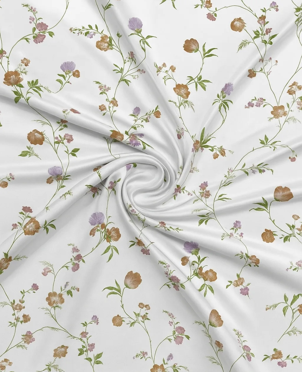 Wonderworks™ Cotton Bed Sheet for King Size Bed, 1 King Size Bedsheet Cotton (108 x 108 Inches) with 2 Pillow Covers, Premium 200 TC Bedsheet for Double Bed King Size, XXL Super King, Orchid (Peach) - Image 2