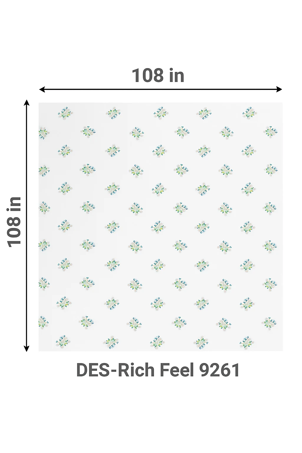 Wonderworks™ Cotton Bed Sheet for King Size Bed, 1 King Size Bedsheet Cotton (108 x 108 Inches) with 2 Pillow Covers, Premium 200 TC Bedsheet for Double Bed King Size, XXL Super King, Blossom (Blue) - Image 8