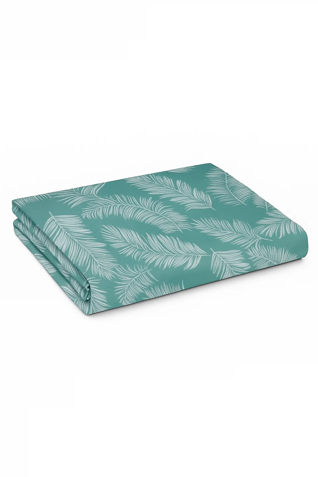 Wonderworks™ Cotton Bed Sheet for King Size Bed, 1 King Size Bedsheet Cotton (108 x 108 Inches) with 2 Pillow Covers, Premium 300 TC Bedsheet for Double Bed King Size, XXL Super King, Pastel Fern (Sea Green) - Image 3