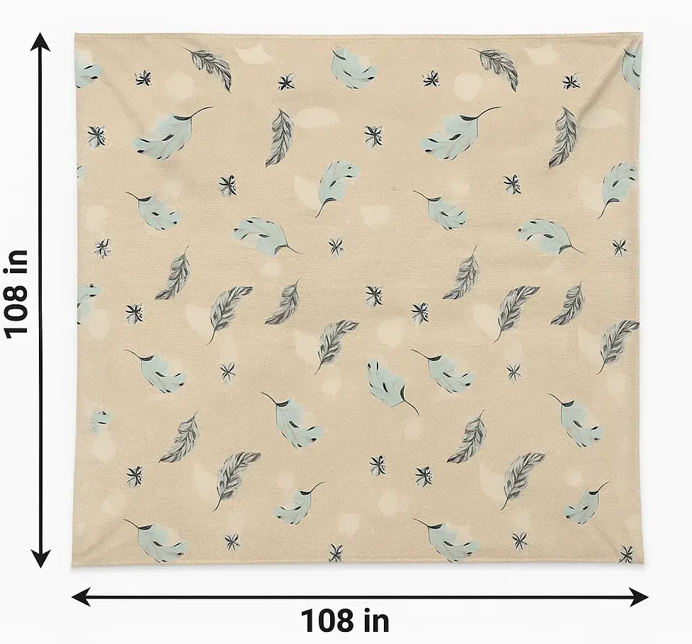 Wonderworks™ Cotton Bed Sheet for King Size Bed, 1 King Size Bedsheet Cotton (108 x 108 Inches) with 2 Pillow Covers, Premium 144 TC Bedsheet for Double Bed King Size, XXL Super King, Feather (Beige) - Image 6